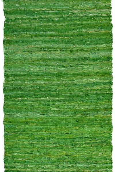 FLAT LEATHER GREEN
