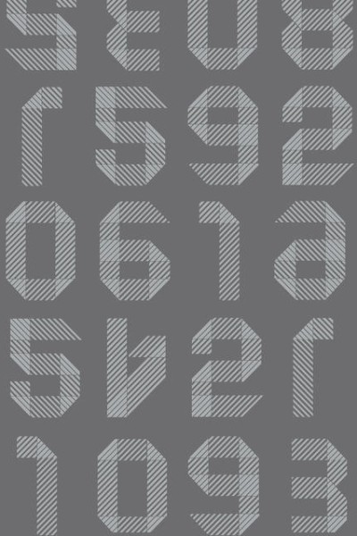 ORIGAMI NUMBERS DARK GREY 181
